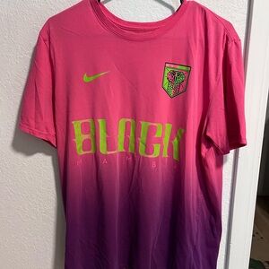 Nike Pink and Purple Gradient Shirt